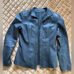 Pera Pelle Italian Leather Jacket Size 44